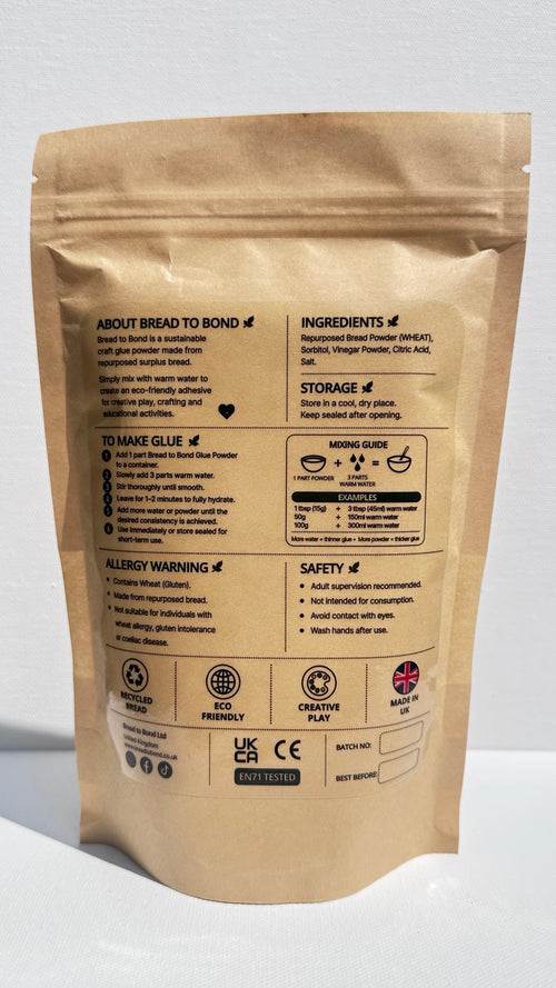 Bread to Bond Eco Craft Glue Powder | 500g