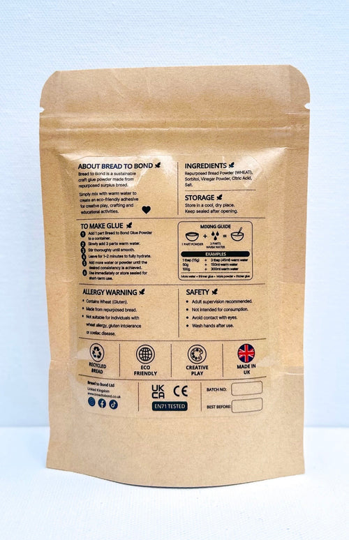 Bread to Bond Eco Craft Glue Powder | 100g